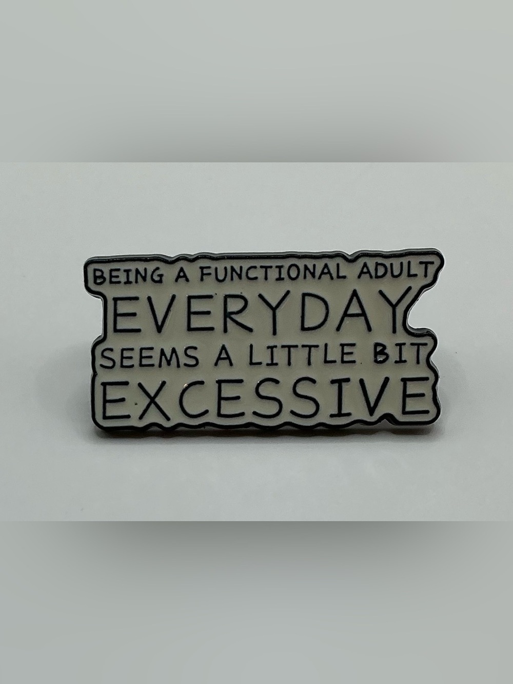 ENAMEL LAPEL PIN FUNCTIONAL ADULT ACCESSIVE